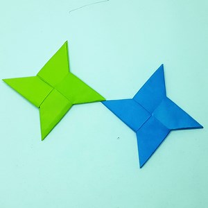 2.3K views · 172 reactions | Ninja star making very easy tutorial with color paper at home. Amazing paper toy making ideas. #NinjaStar #star #toys | Origami Art & Crafts | Facebook