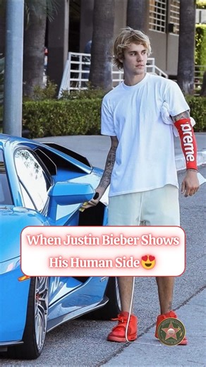 When Justin Bieber Shows His Human Side 😍 #justinbieber