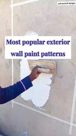 Textured paint;Ruff and Tuff design application samples on-site #ruffandtuff #paint #construction #wallfinishes