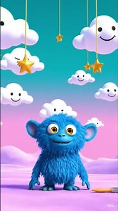 “Magic colors everywhere 🎨✨When cartoons come alive 🌈Tiny monster, big magic #AICartoon #KidsCartoon