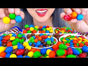 ASMR M&M's CHOCOLATE (EATING 10 FLAVORS) Crunchy Eating Sounds *NO TALKING* | ASMR Phan