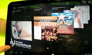 Android 3.0 Honeycomb Music Player (Video)