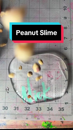 Peanut Slime #nickpainting #peanut #slime #slimemixing