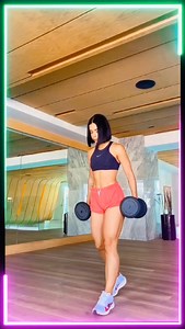 Full Body Workout. Full body strength training. Full Body Workout. Full body strength training. Details: - Front squat and shoulder raises 4x14 reps - Side lunge and alternating front punch 4x14 reps Gorilla Row 4x14 reps - High and low plank 40 secs - Abs 4x15 reps Remember that no process is linear, there are always ups and downs. Cheer up, if you can! Video Credit goes to : @lindamont #FullBody Workout #Strength Training #FitnessJourney #Workout | Swasthyasala