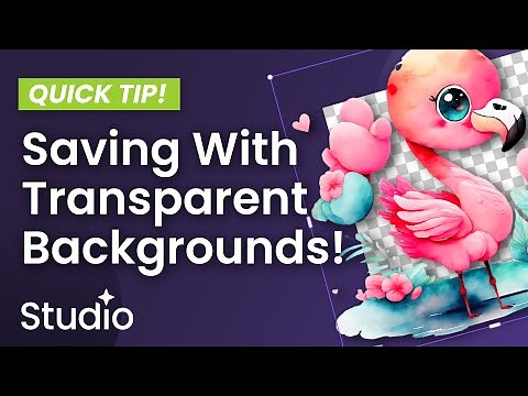 Studio Tutorial: Removing Background and Exporting Transparent PNGs | Beginners Tutorial