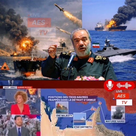 It's over! Iran🇮🇷 strikes hard: oil tanker linked to Israel and another targeted in Hormuz #fyp #...