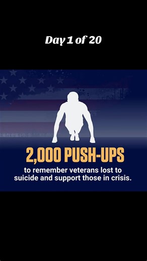 Push-up challenge #pushups #challenge #veteran #suicideprevention