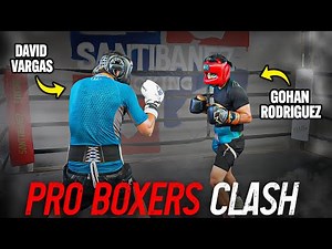 SANTIBANEZ! PRO Boxers Pit Speed Against Power In Technical Sparring!
