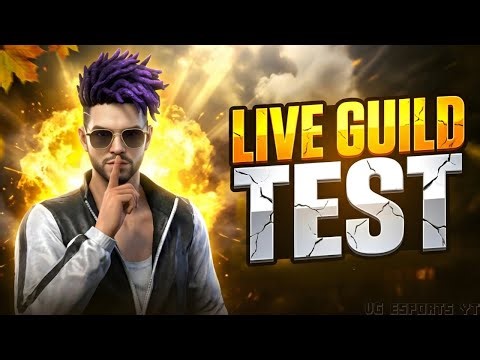 FF LIVE GUILD TEST 1 VS 4 🔥 FREE FIRE LIVE GUILD TEST 🔥 LIVE GUILD TESTING #nonstopgaming #fflive