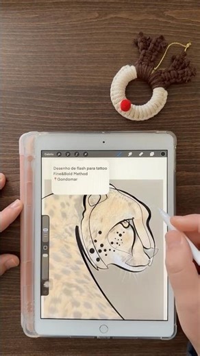 Procreate - Cheetah Design Process