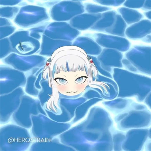 She's a shark after all #hololive #gawrgura #animation