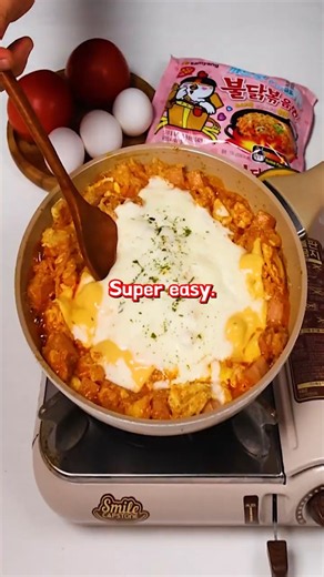 The Ultimate Korean Cheesy Buldak Spam Fried Rice 🔥