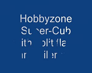 Hobbyzone Supercub with split flaps and ailerons