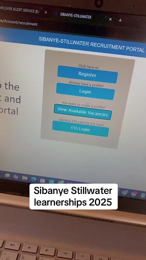 Sibanye Stillwater Learnership Opportunities for 2025