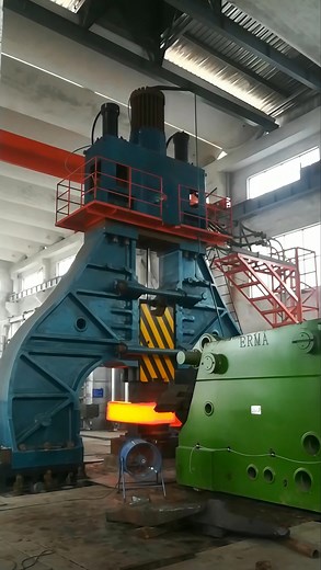 Free-forging electro-hydraulic hammer If you are interested in forging equipment Please contact WhatsApp: 86-18339953085#hammer#Forging | Alisa Liang