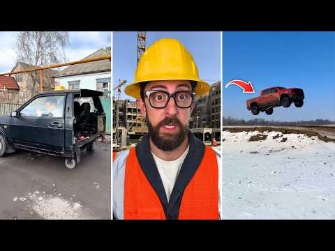 Insane Job Site Moments | Funny but Dangerous Fails 💥