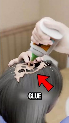 Why This Girl Puts “Glue” in Her Hair It’s Not What You Think
