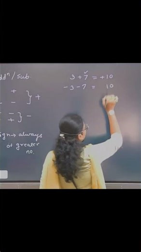 Integers addition and subtraction