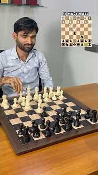 60% Beginners Fall for This Chess Trap 13 Move Mate #chessshorts #chess