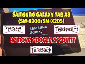 Final Method! Samsung Galaxy Tab A8 (SM-X200), Remove Google Account, Bypass FRP.