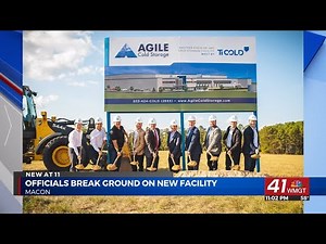 Agile Cold Storage breaks ground in Macon on fourth cold storage warehouse in Georgia