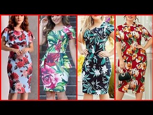 Super stylish and unique amazing party wear printed bodycon dresses designing 2021-22