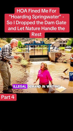 HOA Fined Me For “Hoarding Springwater” - So I Dropped the Dam Gate and Let Nature Handle the Rest #new #trending #stories #newstory #foryourpage