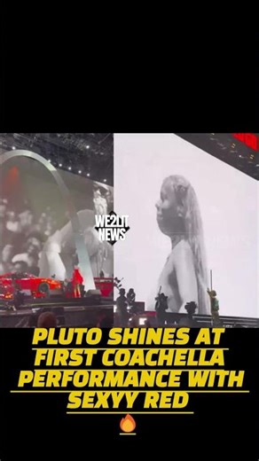 Pluto Shines at First Coachella Performance with Sexyy Red!!
