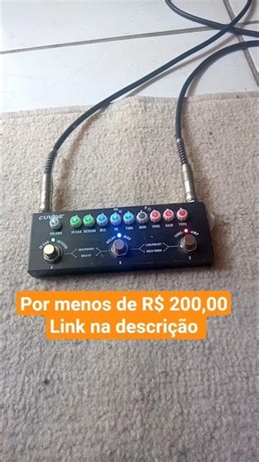 Pedaleira por menos de R$200,00 reais #cuvave #guitar #mvave