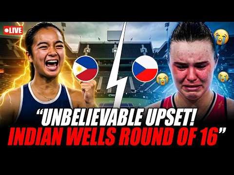 Alexandra Eala SHOCKS Linda Noskova LIVE At Indian Wells — Watch FREE Before It Disappears!