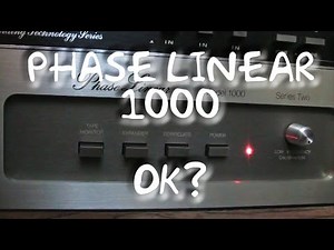 Phase Linear 1000 Series II: Hammy Technoid Talks