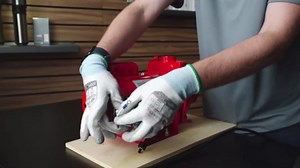 Bundle of Red Lion RL-SWJ100 1 HP, 17 GPM, 115/230 Volt, Cast Iron Shallow Well Jet Pump, Red, 97081001 and 30-50 PSI M4 Low Pressure Pump Protection Cut-Off Switch, 640134