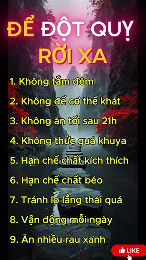 9 thói quen để Đột Quỵ tránh xa