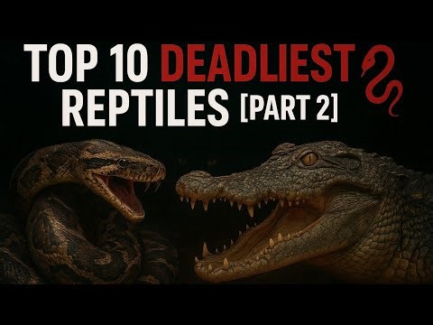 Top 10 Deadliest Reptiles [Part 2] 🐍 | Killer Creatures You Must Fear #wildlife
