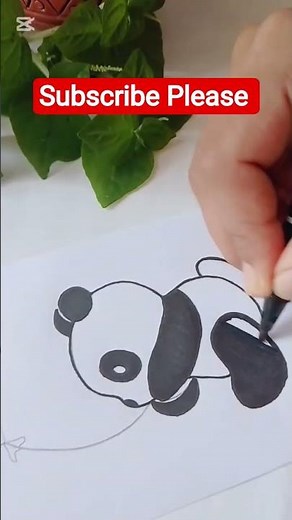 Panda art | how to draw a panda | easy panda art | DIY | panda drawing | draw panda | panda |