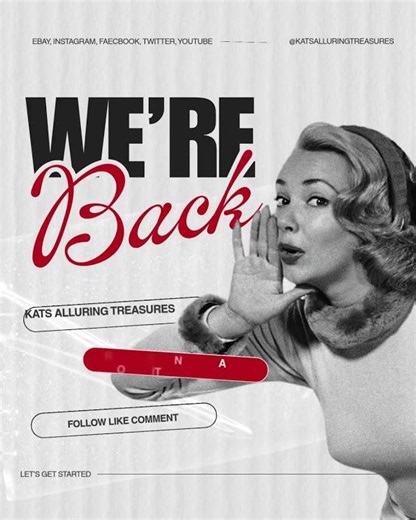 We are back - more to come soon Check out my store on eBay