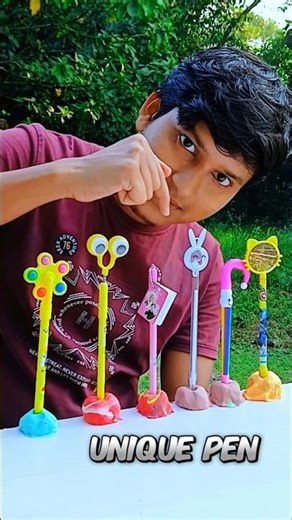Unique Pens Collection ✏️ বিভিন্ন পেন ট্রাই করলাম #shorts #ytshorts