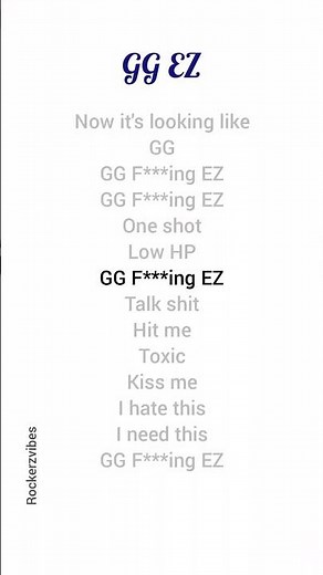 GG EZ by M.Sasuke lyrics #jungkook #ggez