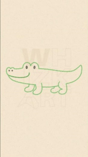 Easy Drawing Tutorial | Crocodile Step by Step Guide Drawing Tutorial