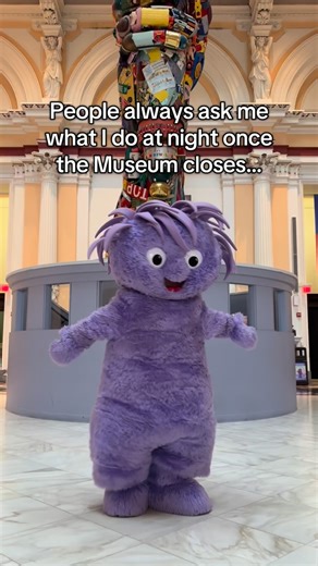 Night at the Museum… Squiggles style! ✨🎠💜 You can find more silly videos just like this one on our TikTok account. ⏰ | Please Touch Museum