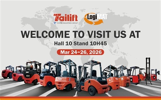 Discover the Future of Material Handling with Tailift at LogiMAT 2026. Business announcement in Forkliftaction News
