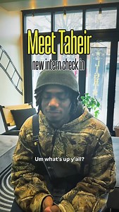 First day with our new intern Taheir from @yep_program, we had to catch up with him real quick! check out what he hopes to learn through his journey as an intern with us 🔥🔥 Interested in joining one of our youth programs or know someone who might? Our program interest form is in our bio. 🔗 | Lil Filmmakers