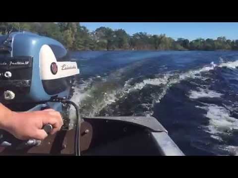 1957 Evinrude Fastwin 18hp outboard motor