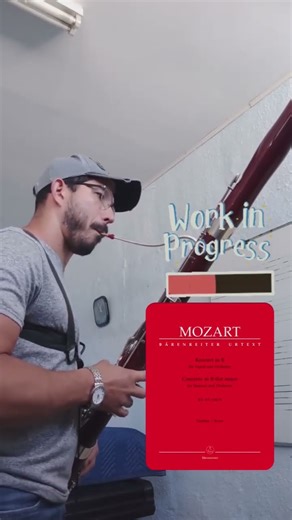 Mozart Bassoon Concert #bassoon #bassoonist #concert #musica #music #practice #excerpts