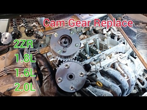 How To Replace 2ZR-FE 1.8L Engine VVTI Cam Gear Of Toyota Corolla