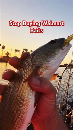 Stop Buying Walmart Baits #glowbait #redfish #fishingshorts #fishinglures