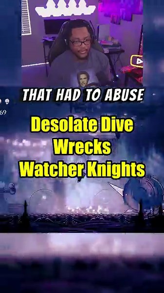 Cheesed the Watcher Knight with Desolate Dive!