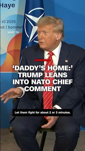 'Daddy's home:' Trump leans into NATO chief comment