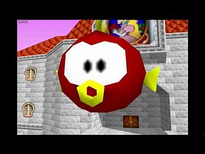 Mario in 2nd place in Mario Kart 64