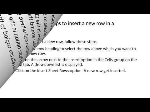 CLASS – 7 Chapter 4 EDITING AND FORMATTING A WORKSHEET